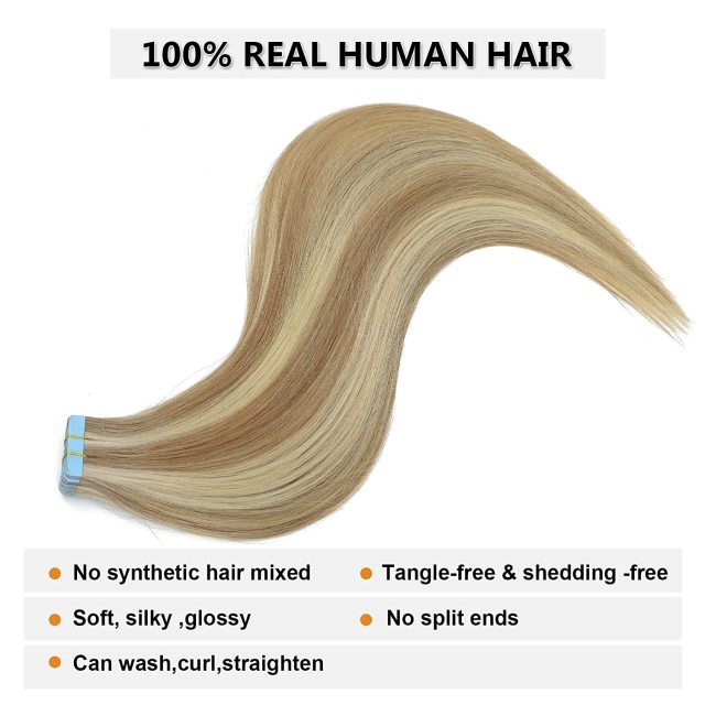 Banded hair extensions human hair banded hair extensions real human hair banded hair extensions silky straight human hair banded hair extensions female full head hair extensions 40-50g 20 pcs