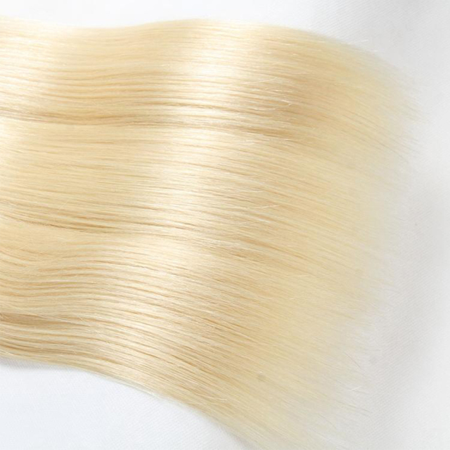 613 blonde Brazilian hair bundle weave long straight weave weft human hair extensions