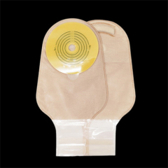 One piece Drainable 44mm 57mm 70mm Colostomy Bag with Velcro Closure