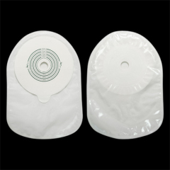 One Piece PE Foamed Barrier Non Drainable Closed Stoma Ostomy Pouches Bag