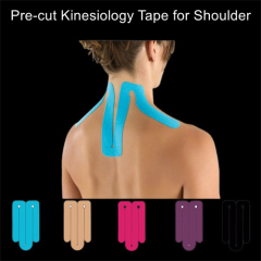 Pre-cut Kinesthetic Tape Strips Kinesiology Strips for Shoulder Pain