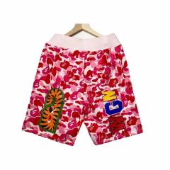 Bape ABC Camo Shorts Blue Green Pink