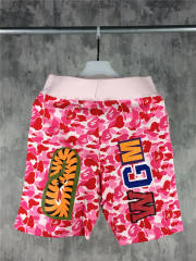 Bape ABC Camo Shark Pink Shorts
