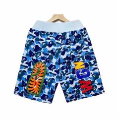 Bape ABC Camo Shorts Blue Green Pink