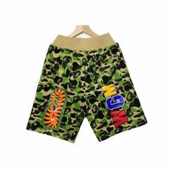Bape ABC Camo Shorts Blue Green Pink
