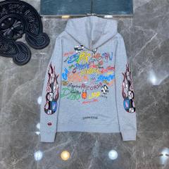 Chr0me Hearts hoodie grey
