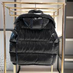 Moncler Maya Down Puffer Jacket Black White