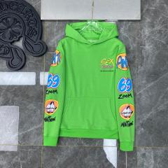 Chr0me Hearts Sex Records Green Hoodie Women/Men