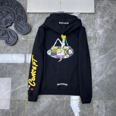 Chr0me Hearts Sex Records Black Hoodie Black