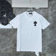 Chr0me Hearts Colorful Logo T-Shirts Black White