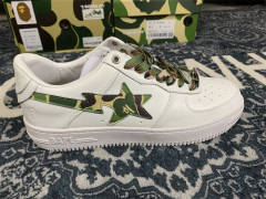 Bape Sta Sneaker Camo Sta on White Men Women (US5-US12)