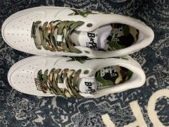 Bape Sta Sneaker Camo Sta on White Men Women (US5-US12)