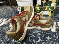 Bape Sta SK8 Suede Brown Red 'Astronaut' Men Women