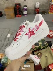 Bape Sta Camo Star Shoes Pink White (US5-US12)