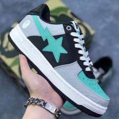 Bape Sta Shoes Gray Mint Green Men Women