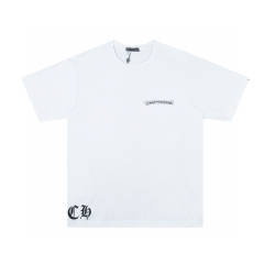 Chr0me Hearts Cross & C HorseShoe T-Shirt (Black/White)