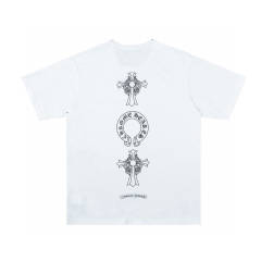 Chr0me Hearts Cross & C HorseShoe T-Shirt (Black/White)