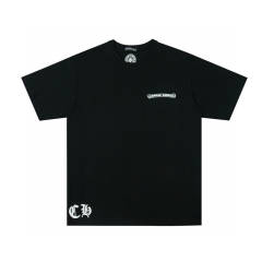 Chr0me Hearts Cross & C HorseShoe T-Shirt (Black/White)