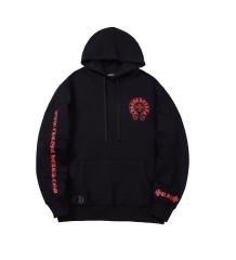 Chr0me Hearts Red C Horseshoe Logo Hoodie