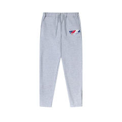 Trapstar London Towel Embroidered Hoodie & Pants Tracksuit (Blue Red White Logo)
