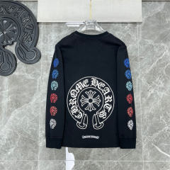 Chr0me Hearts Colorful C Horseshoe Sweatshirt (White/Black)