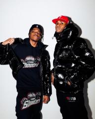Trapstar London Shooters Hoodie & Pants Suit (Black Grey)
