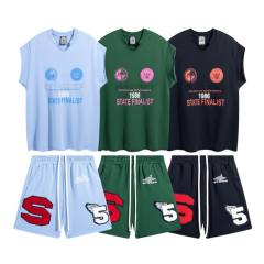 Spider jersey worldwide set green blue navy blue