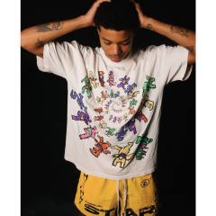 Hellstar Studios Globe Letters Walk Tee
