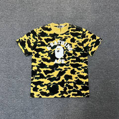 1:1 Quality Bape Camo Small Ape Head T-Shirt (Blue Green Yellow Red Purple)