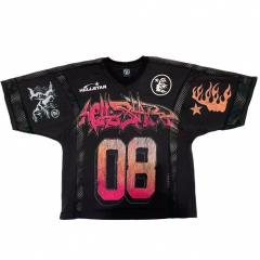 Hellstar Studios jersery tee black white