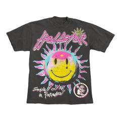 Hellstar Studios 23SS FOR THE SUN TEE T-Shirt Black White