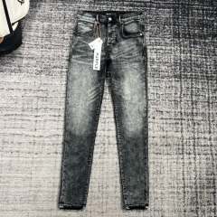 1:1 Quality PURPLE BRΑND Mid Indigo Denim Jeans 23SS Pants Men P002 Slim