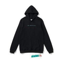 OW Back Blue hollow Arrow Hoodie