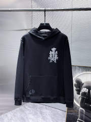 Chr0me Hearts CH Distressed Cross Black White