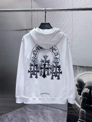 Chr0me Hearts CH Distressed Cross Black White
