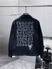 Chr0me Hearts Cross Embossed Denim Jacket