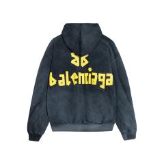 BLCG 23SS Distressed Gray Hoodie