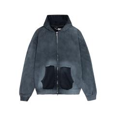 BLCG 23SS Distressed Gray Hoodie