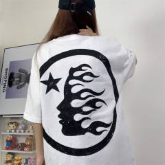 Hellstar Studios White Star Short Sleeve Tee Shirt