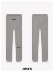 Fear of God FOG Black Flocking Printed Sweatpants (Black Gray)