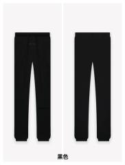 Fear of God FOG Black Flocking Printed Sweatpants (Black Gray)