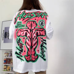 Hellstar Studios No Guts No Glory Short Sleeve Tee Shirt White
