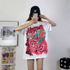 Hellstar Studios No Guts No Glory Short Sleeve Tee Shirt White