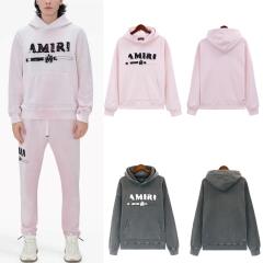 Disdressed Washed Hoodie Gray Pink