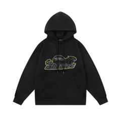 Trapstar Embroidered Logo Fleece Tracksuit Hoodie Pants Black