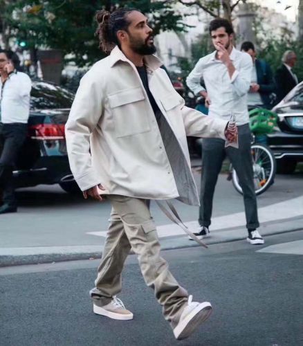FEAR OF GOD 6th Suede Workwear Jacket Black Beige