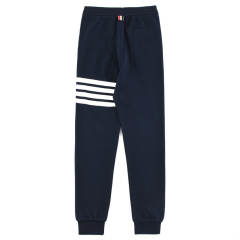 Thom Browne Waffle Hoodies Gray/Navy Blue/Green
