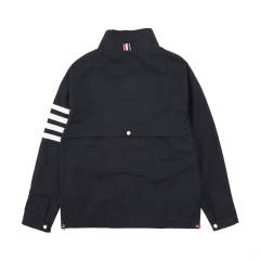 Thom Browne Nylon Jacket Black Gray