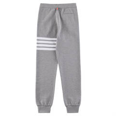 Thom Browne Waffle Hoodies Gray/Navy Blue/Green