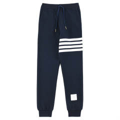 Thom Browne Waffle Hoodies Gray/Navy Blue/Green